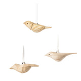 Wooden Ornament | Ornament set Wooden birds