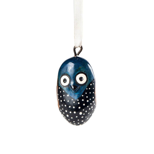 Wooden ornament | Black owl