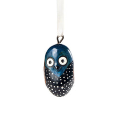 Wooden ornament | Black owl