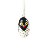 Wooden ornament | White owl